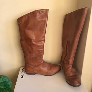 ALDO Brown Leather Boots size 38.5